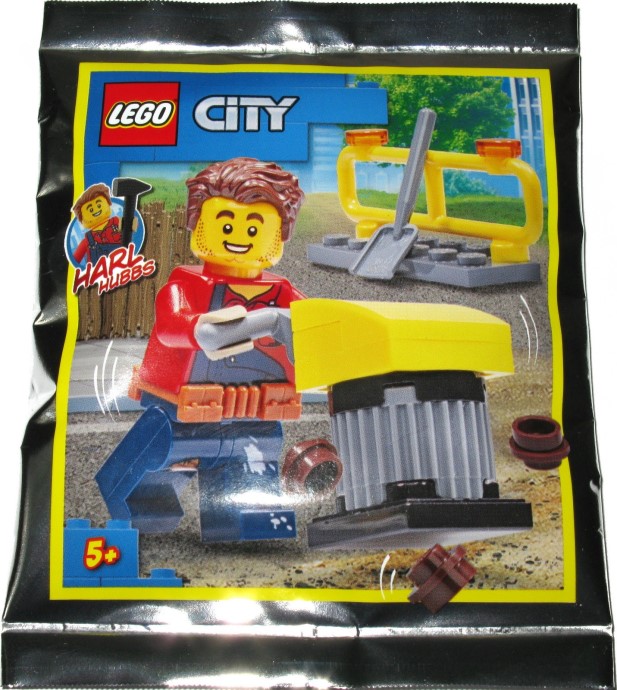 Конструктор LEGO (ЛЕГО) City 952018 Harl Hubbs with Tamping Rammer