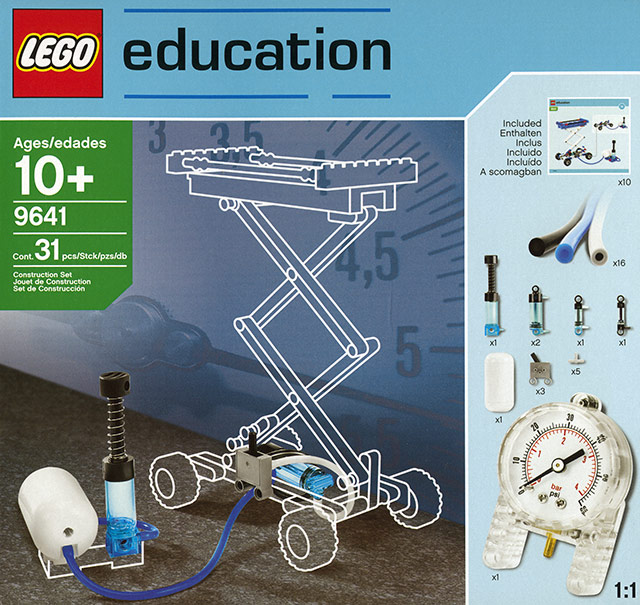 Конструктор LEGO (ЛЕГО) Education 9641 Pneumatics Add-On Set