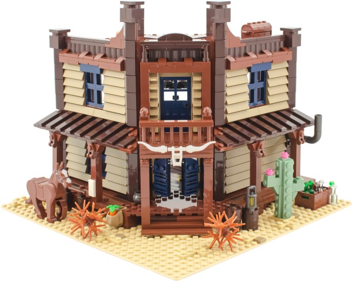 Конструктор LEGO (ЛЕГО) Miscellaneous BL19004 Wild West Saloon