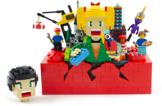 Конструктор LEGO (ЛЕГО) Miscellaneous BL19009 Imagine it! Build it!