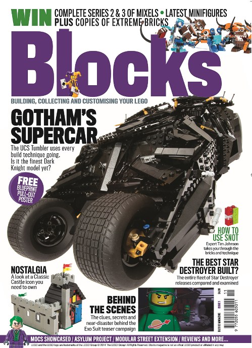 Конструктор LEGO (ЛЕГО) Books BLOCKS001 Blocks magazine issue 1