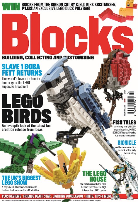 Конструктор LEGO (ЛЕГО) Books BLOCKS004 Blocks magazine issue 4 -- alternative cover