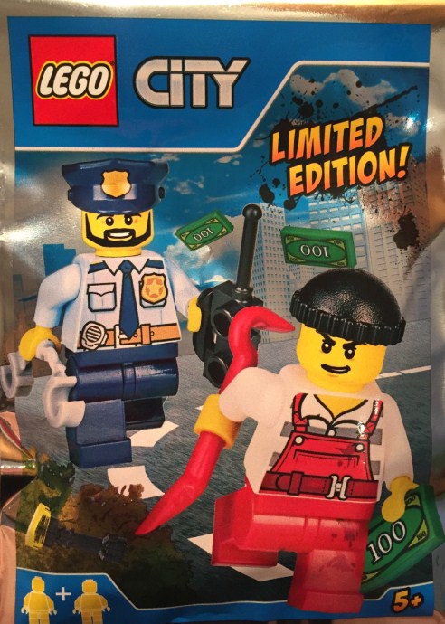 Конструктор LEGO (ЛЕГО) City 951701 Policeman and crook