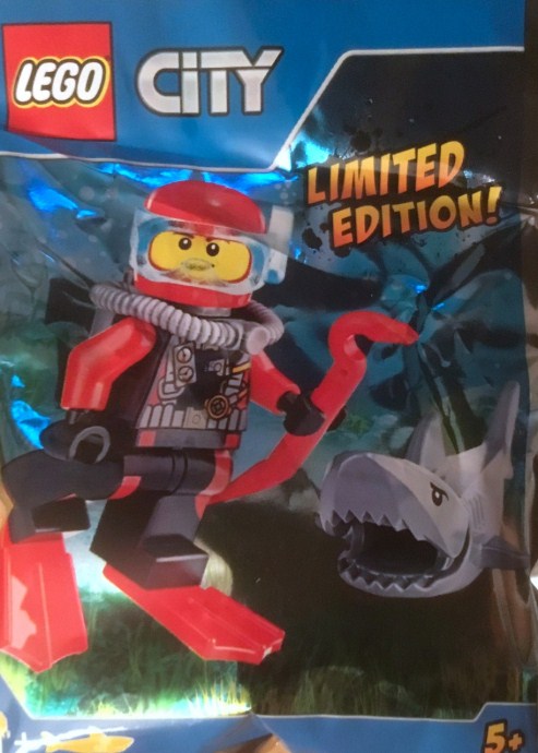Конструктор LEGO (ЛЕГО) City 951703 Diver and shark