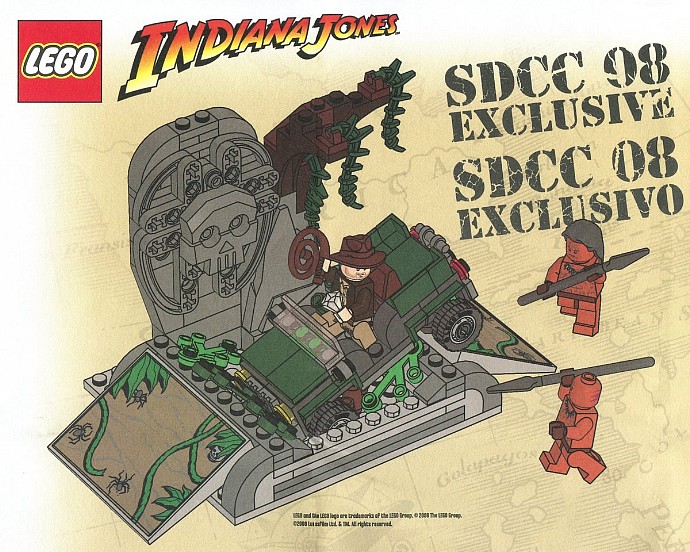 Конструктор LEGO (ЛЕГО) Indiana Jones COMCON002 BrickMaster (SDCC 2008 exclusive)