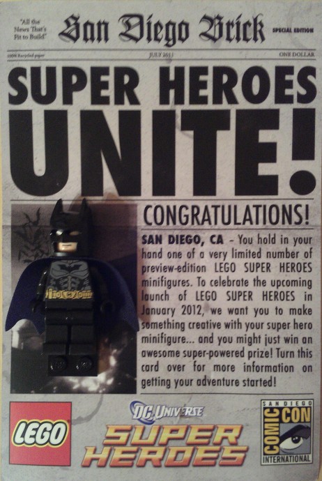 Конструктор LEGO (ЛЕГО) DC Comics Super Heroes COMCON014 Batman