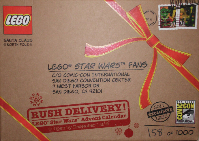 Конструктор LEGO (ЛЕГО) Star Wars COMCON015 Advent calendar (SDCC 2011 exclusive)
