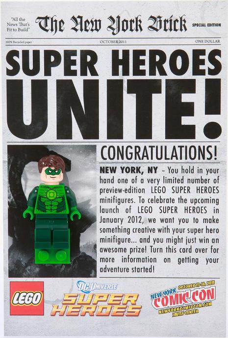 Конструктор LEGO (ЛЕГО) DC Comics Super Heroes COMCON016 Green Lantern (NYCC 2011 exclusive)