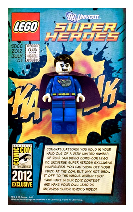 Конструктор LEGO (ЛЕГО) DC Comics Super Heroes COMCON022 Bizarro (SDCC 2012 exclusive)