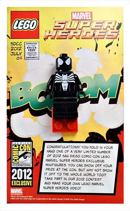 Конструктор LEGO (ЛЕГО) Marvel Super Heroes COMCON023 Spider-Man in Black Symbiote Costume 