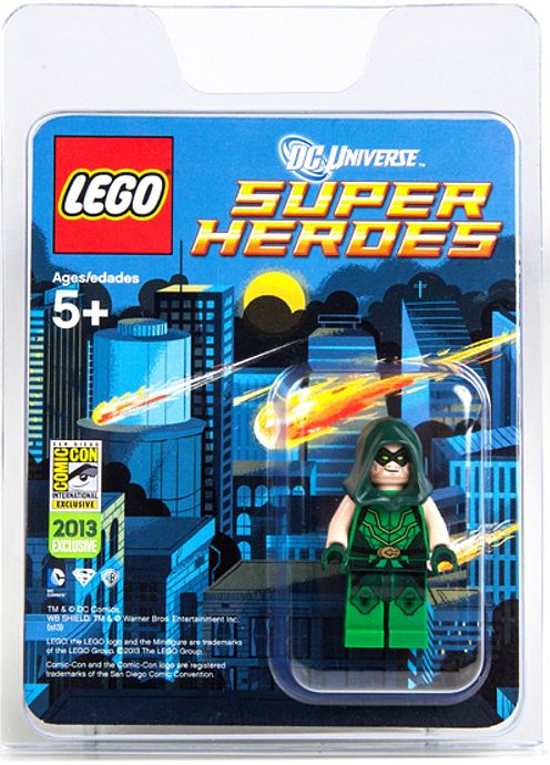 Конструктор LEGO (ЛЕГО) DC Comics Super Heroes COMCON030 Green Arrow Minifigure (SDCC 2013 Exclusive)