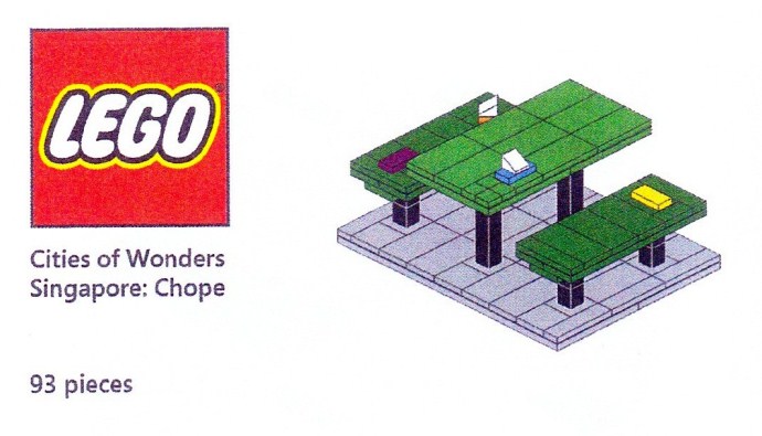 Конструктор LEGO (ЛЕГО) Promotional COWS Cities of Wonders - Singapore: Chope Seat