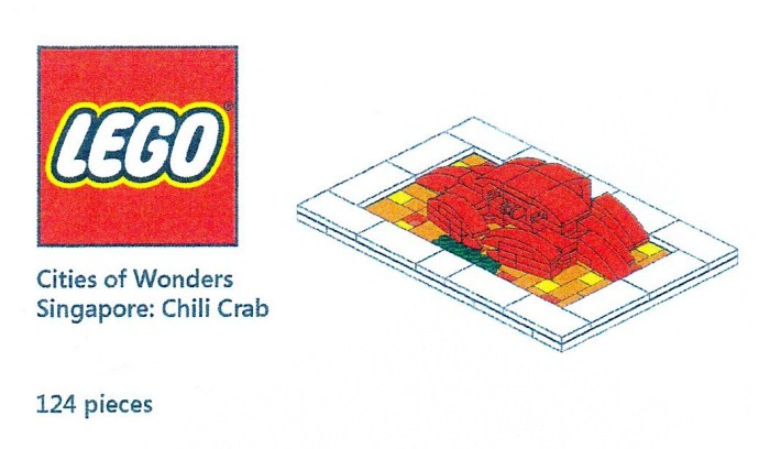 Конструктор LEGO (ЛЕГО) Promotional COWS Cities of Wonders - Singapore: Chilli Crab