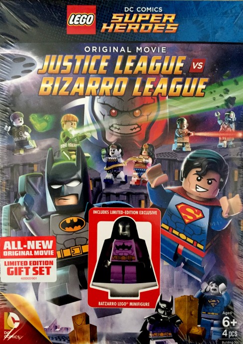 Конструктор LEGO (ЛЕГО) Gear DCSHDVD1 Justice League vs Bizarro League DVD/Blu-Ray