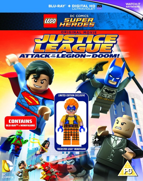 Конструктор LEGO (ЛЕГО) Gear DCSHDVD2 Justice League: Attack of the Legion of Doom DVD/Blu-ray