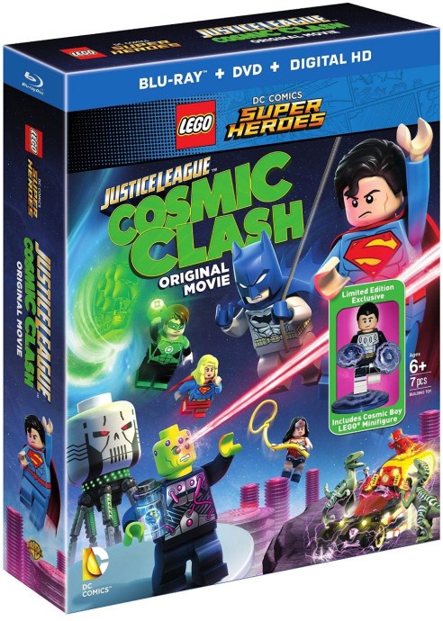Конструктор LEGO (ЛЕГО) Gear DCSHDVD3 Justice League: Cosmic Clash DVD/Blu-Ray