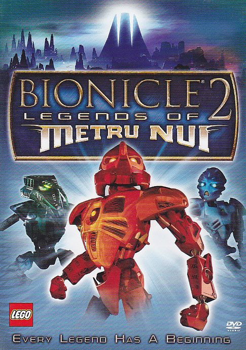 Bionicle 2 Legends Of Metru Nui DVD DVD803 Gear LEGO