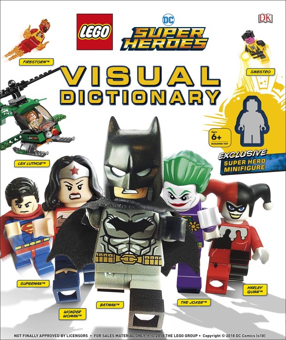 Конструктор LEGO (ЛЕГО) Books ISBN0241320038 DC Super Heroes Visual Dictionary