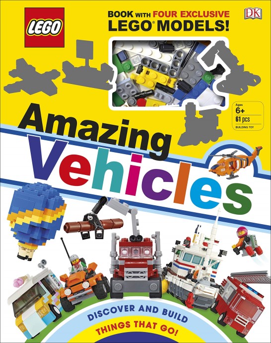 Конструктор LEGO (ЛЕГО) Books ISBN0241363500 Amazing Vehicles