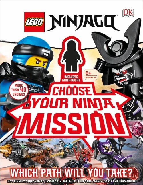 Конструктор LEGO (ЛЕГО) Books ISBN0241401275 NINJAGO Choose Your Ninja Mission: Which Path Will You Take?