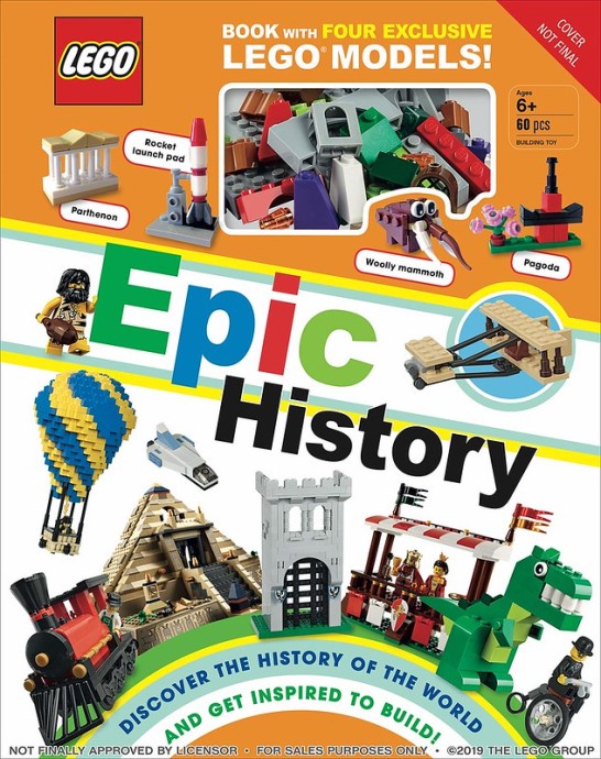 Конструктор LEGO (ЛЕГО) Books ISBN0241409195 Epic History 