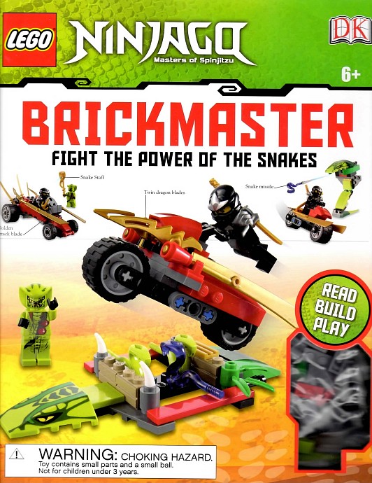 Конструктор LEGO (ЛЕГО) Books ISBN0756692555 LEGO Ninjago: Fight the Power of the Snakes: Brickmaster