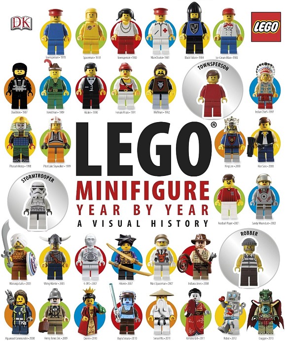 Конструктор LEGO (ЛЕГО) Books ISBN1409333124 LEGO Minifigure Year by Year: A Visual History