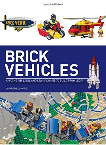 Конструктор LEGO (ЛЕГО) Books ISBN143800530X Brick Vehicles: Amazing Air, Land, and Sea Machines to Build from LEGO (US edition)