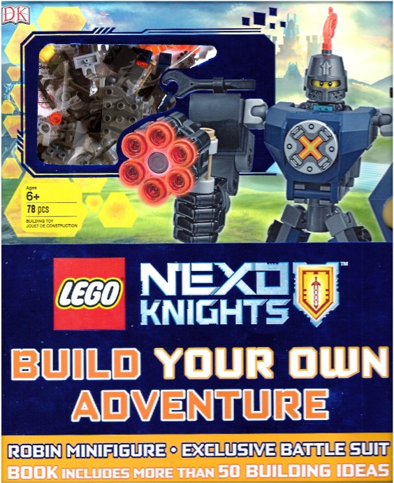 Конструктор LEGO (ЛЕГО) Books ISBN146546087X NEXO KNIGHTS Build Your Own Adventure