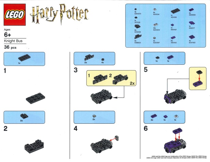 Конструктор LEGO (ЛЕГО) Harry Potter KNIGHTBUS Knight Bus