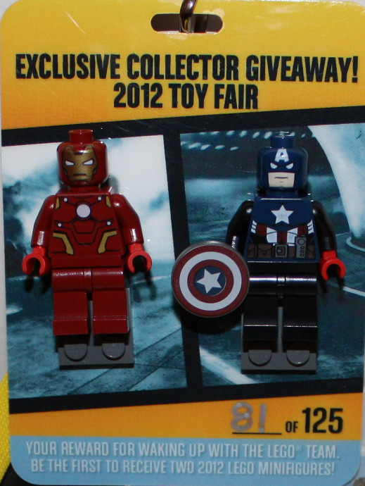 Конструктор LEGO (ЛЕГО) Marvel Super Heroes LCP2012 Iron Man & Captain America (2012 Collectors Preview)
