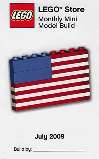 Конструктор LEGO (ЛЕГО) Promotional MMMB010 US Flag