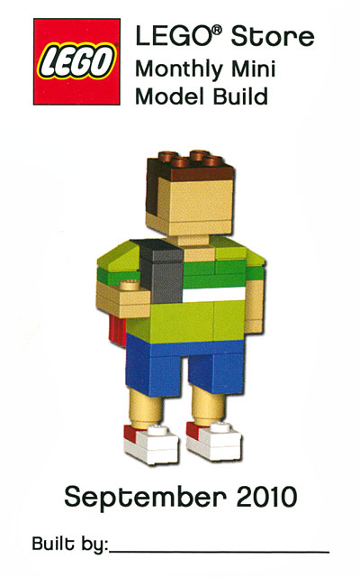 Конструктор LEGO (ЛЕГО) Promotional MMMB028 Boy with Backpack