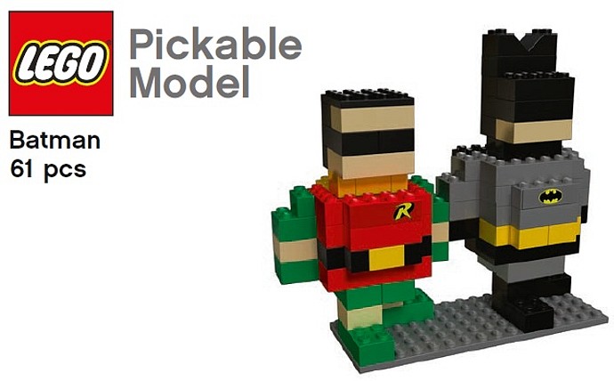 Конструктор LEGO (ЛЕГО) Promotional PAB4 Batman & Robin (Limited Edition PAB Model)