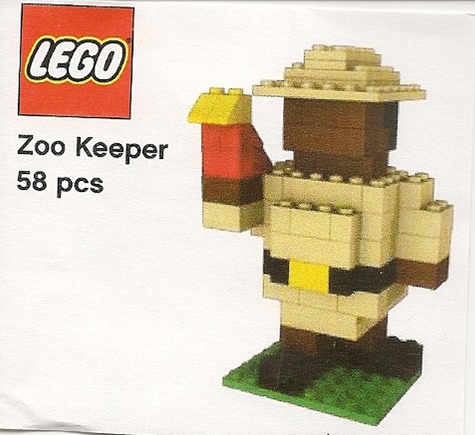 Конструктор LEGO (ЛЕГО) Promotional PAB6 Zoo Keeper
