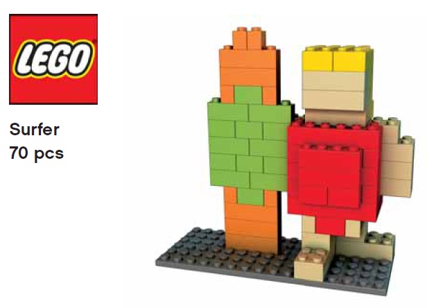 Конструктор LEGO (ЛЕГО) Promotional PAB7 Surfer