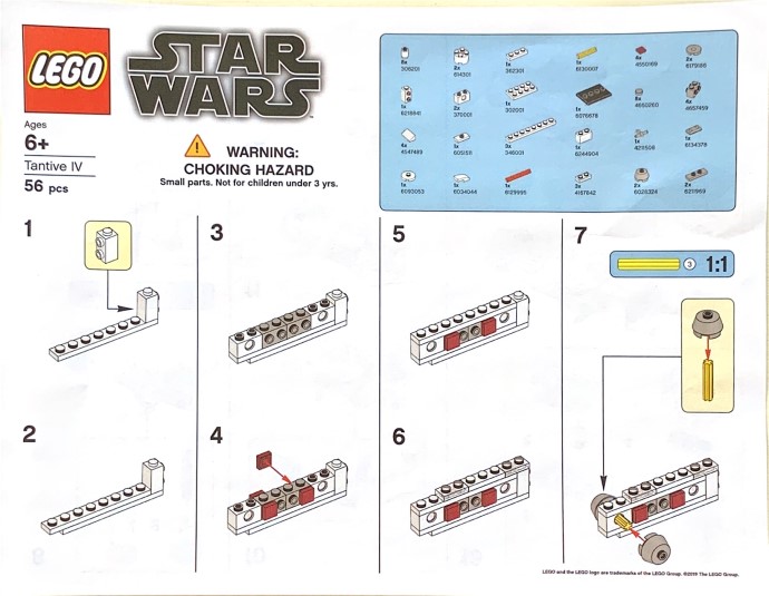 Конструктор LEGO (ЛЕГО) Star Wars TANTIVEIV Tantive IV