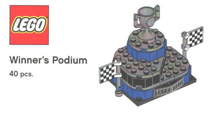 Конструктор LEGO (ЛЕГО) Miscellaneous TRUPODIUM Winner's Podium