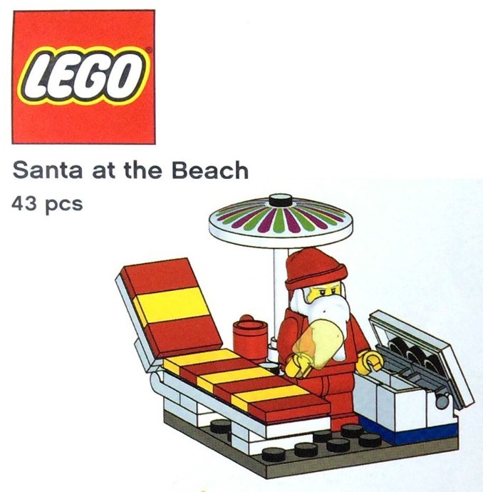 Конструктор LEGO (ЛЕГО) Seasonal TRUSANTA Santa at the Beach