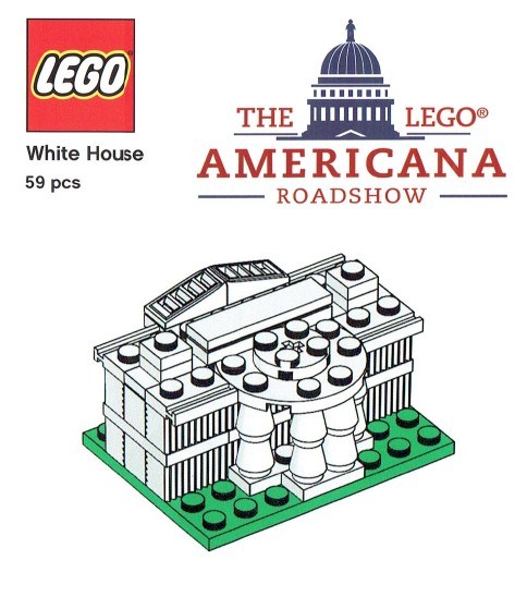 Конструктор LEGO (ЛЕГО) Promotional WHITEHOUSE Micro White House