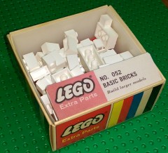 LEGO Samsonite 052 Assorted basic bricks - White