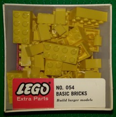 LEGO Samsonite 054 Assorted basic bricks - Yellow