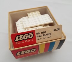 LEGO Samsonite 060 Assorted White Plates Pack