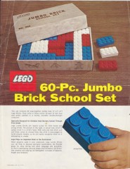 LEGO Samsonite 060 Jumbo Brick School Set