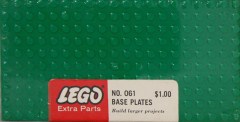 LEGO Samsonite 061 5 - 10X20 base plates - Green
