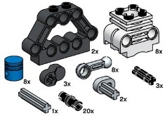 LEGO Наборы Кубиков (Bulk Bricks) 10077 Technic Motor
