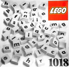 LEGO Dacta 1018 Letters Small