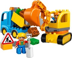 LEGO Дупло (Duplo) 10812 Truck & Tracked Excavator