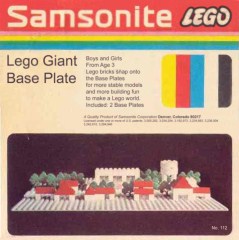 LEGO Samsonite 112 Lego Giant Base Plate