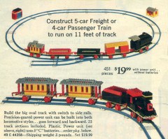 LEGO Samsonite 118 Motorized Freight or Passenger Train (Sears Exclusive)